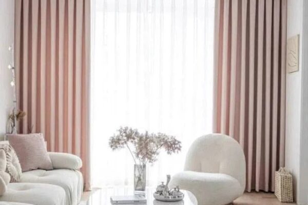 Rèm Vải 2 Lớp – Che Nắng Siêu Đỉnh, Trang Trí Cực Sang!