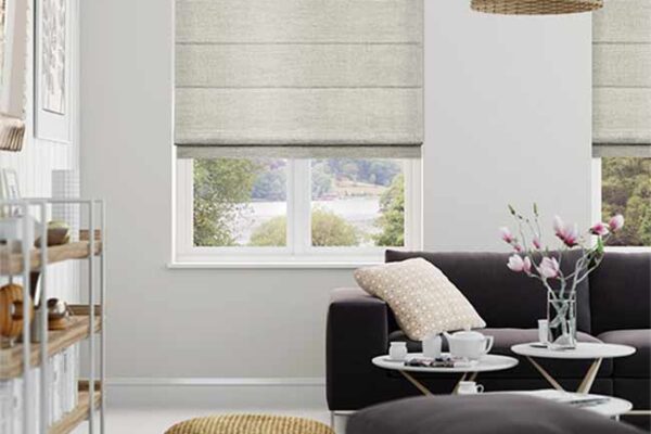 Rèm roman sang trọng trang trì phòng khách, phòng ngủ HY27