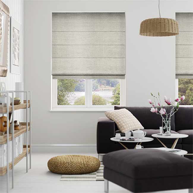 Rèm roman sang trọng trang trì phòng khách, phòng ngủ HY27