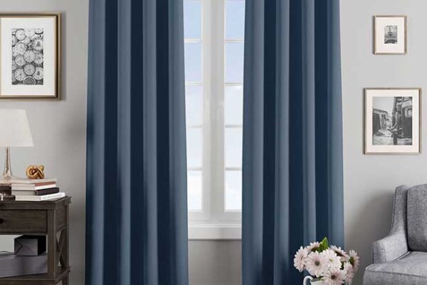 Rèm vải cản nắng, cản sáng cho phòng khách RV 28