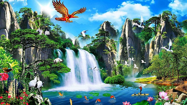 Tìm hiểu tranh sơn thủy hữu tình hợp tuổi nào?